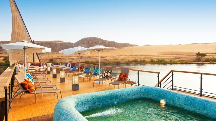 4 Days Nile Cruise from Aswan to Luxor including Abu Simbel and Hot Air Balloon