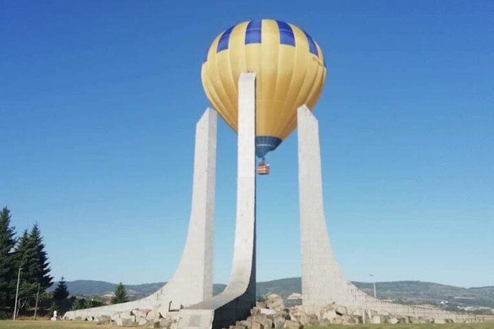 Balloon Flight at Sunrise in Bragança