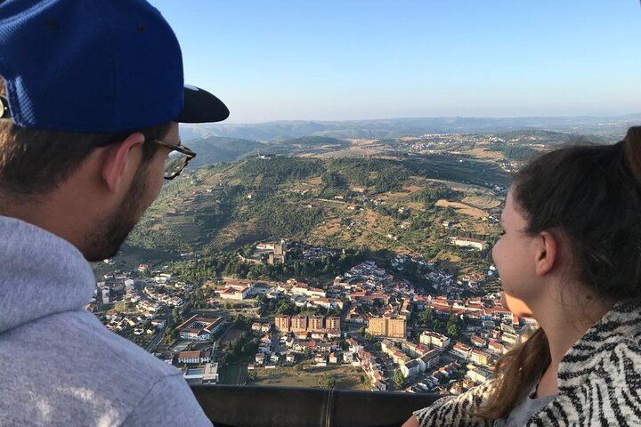 Balloon Flight at Sunrise in Bragança