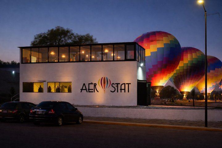 Balloon flight + Grotto breakfast + Pyramids tour from Mexico City
