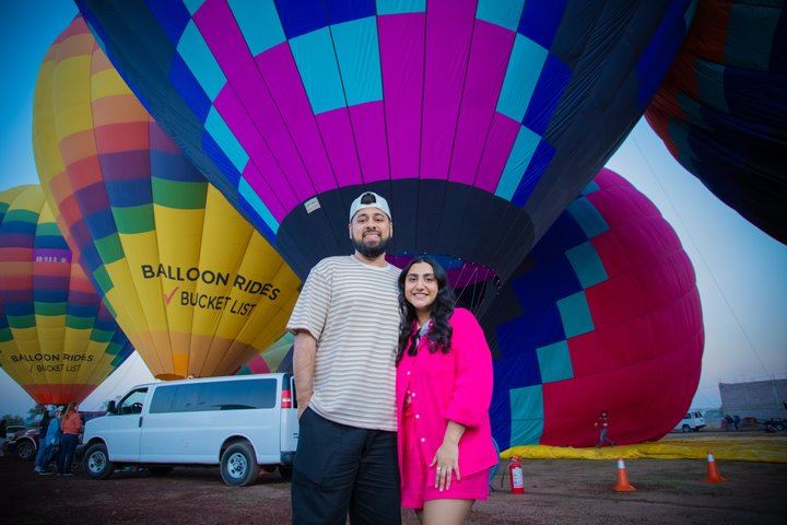 Balloon Flight | Pick up CDMX | Breakfast in Cave | Pyramids