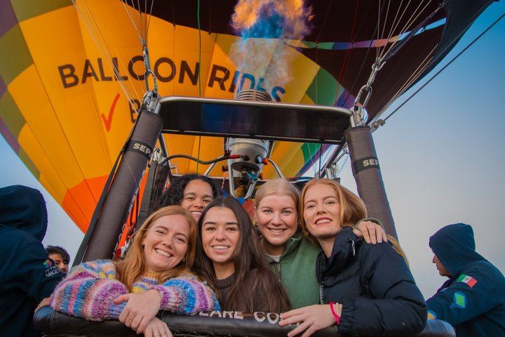 Balloon Flight | Pick up CDMX | Breakfast in Cave | Pyramids