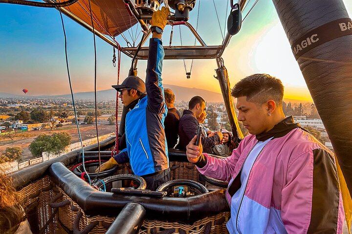 Balloon Flight with Teotihuacan & Guadalupe Shrine Full day Tour