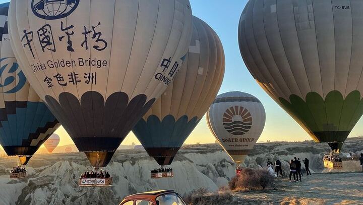 Balloons dancing over the Love Valley