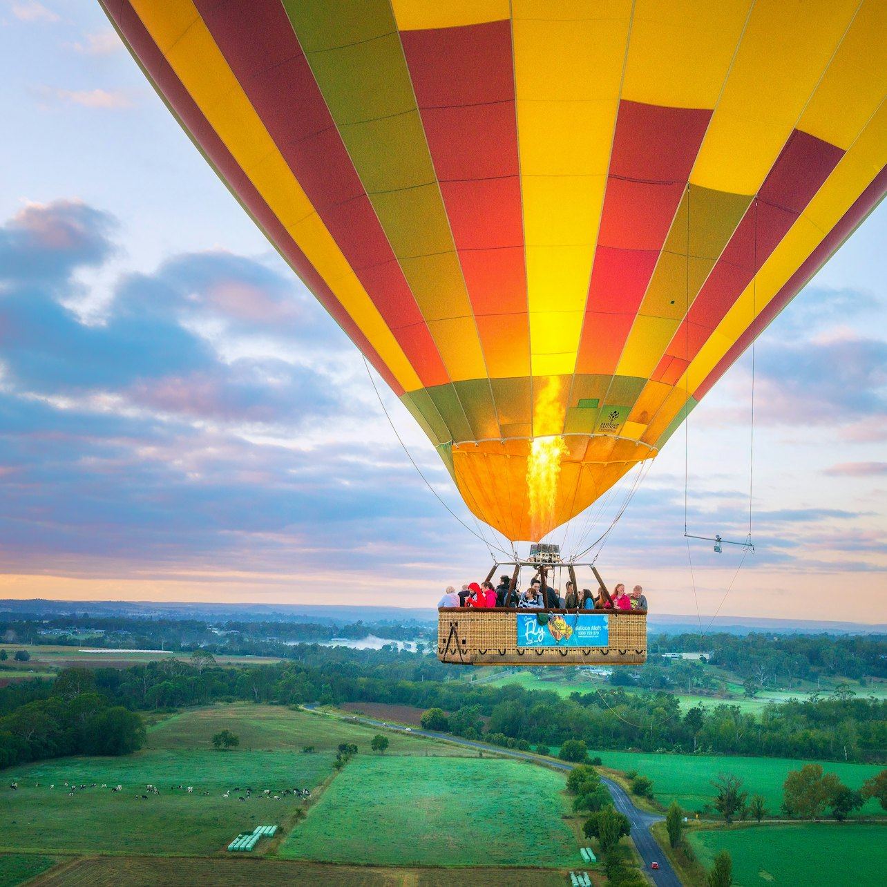 Camden Valley Sunrise Hot Air Balloon Flight near Sydney