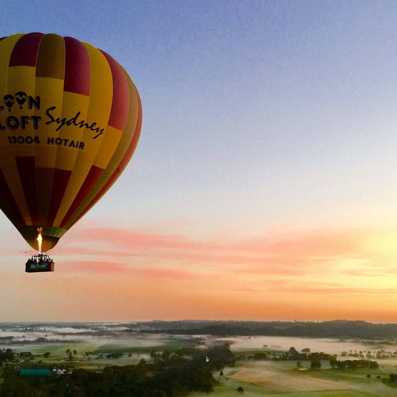 Camden Valley Sunrise Hot Air Balloon Flight near Sydney