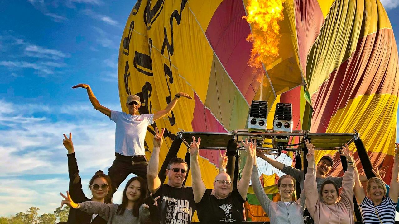 Camden Valley Sunrise Hot Air Balloon Flight near Sydney