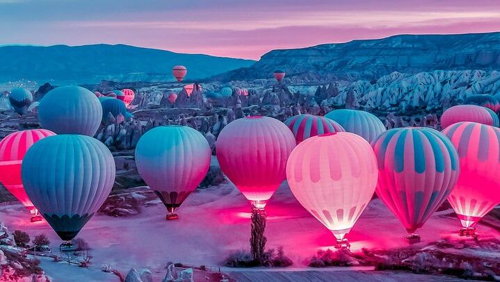 Cappadocia Hot Air Balloon Flight over 1 of 4 Valleys