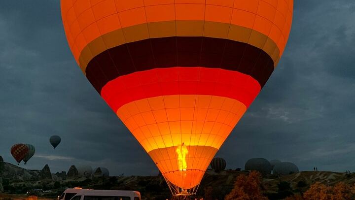 Cappadocia Hot Air Balloon Flight over 1 of 4 Valleys