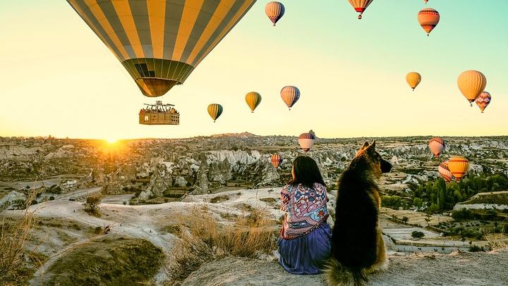 Cappadocia Hot Air Balloon Over Rock-Cut Churches