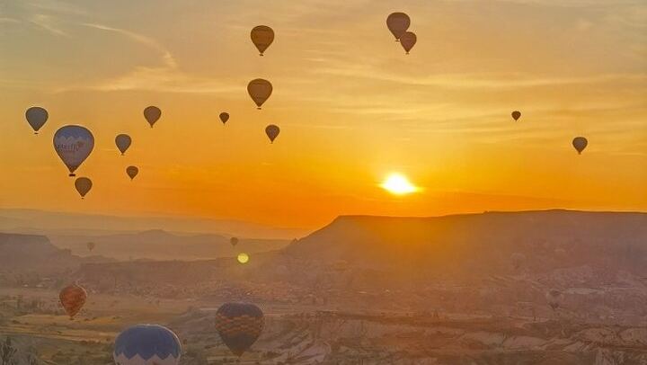 Cappadocia Hot Air Balloon Flight / Over Goreme & FairyChimneys