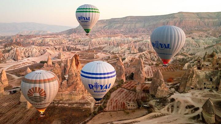Cappadocia Hot Air Balloon Ride Over Rock Spires