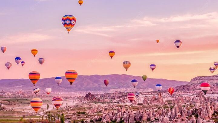 Cappadocia Hot Air Balloon Flight Over The Fairy Chimneys