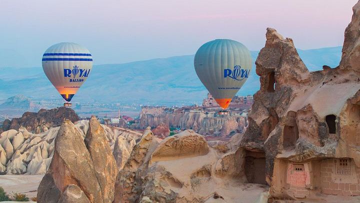 Cappadocia Hot Air Balloon Ride Over Rock Spires