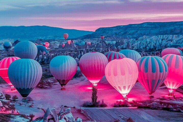 Cappadocia Hot Air Balloon Flight over 1 of 4 Valleys