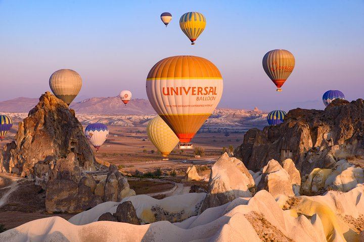 Cappadocia Hot Air Balloon Over Rock-Cut Churches