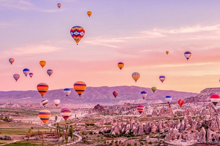 Cappadocia Hot Air Balloon Ride Over Goreme Valleys