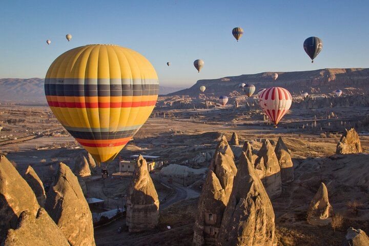 Cappadocia Hot Air Balloon Sunrise Flight Over Valleys
