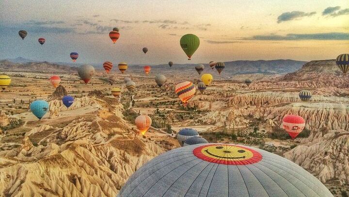 Cappadocia Sunrise Hot Air Balloon Flight with Hotel Pickup