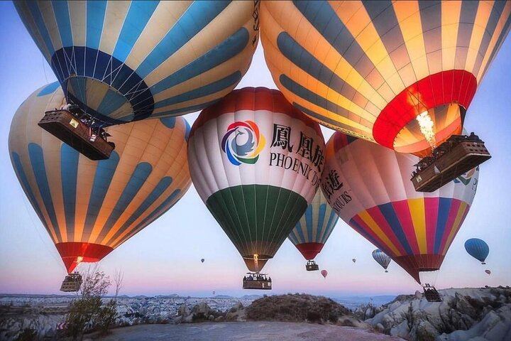 Cappadocia Sunrise Hot Air Balloon Flight with Hotel Pickup