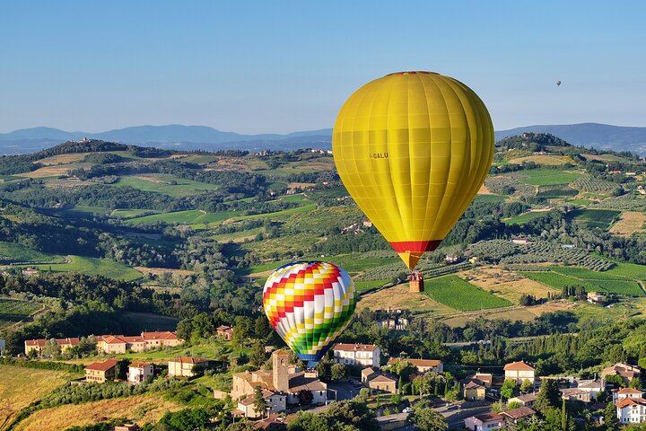 Chianti Valley Hot Air Balloon Ride, 1 Hour Flight