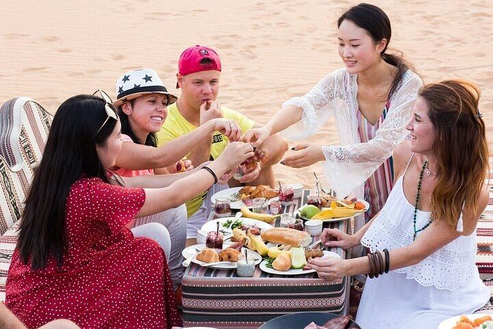 Dubai Hot Air Balloon Tour with Breakfast Camel Ride and Transfer