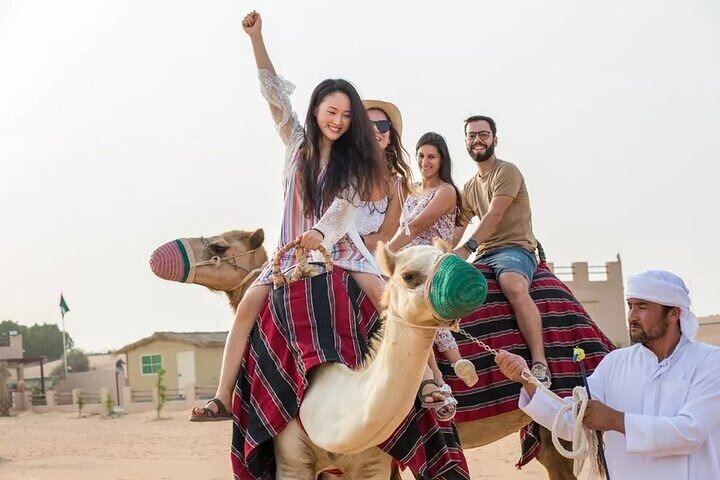 Dubai Hot Air Balloon Tour with Breakfast Camel Ride and Transfer
