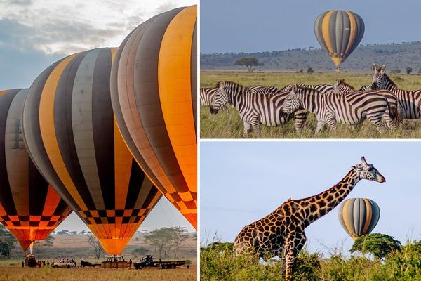 Serengeti Balloon Safari at Sunrise with Bush Breakfast