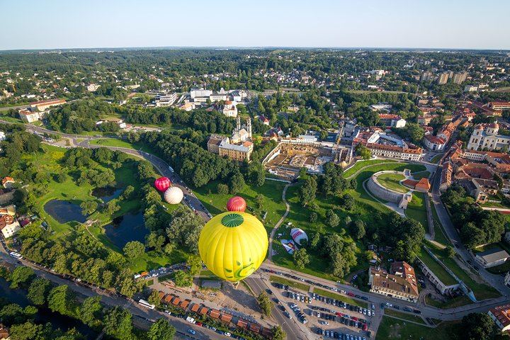 Flight over Vilnius
