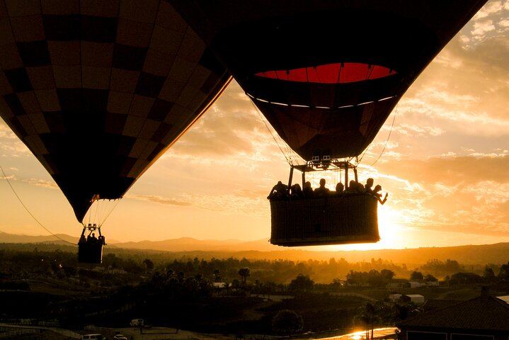 Floating at sunrise