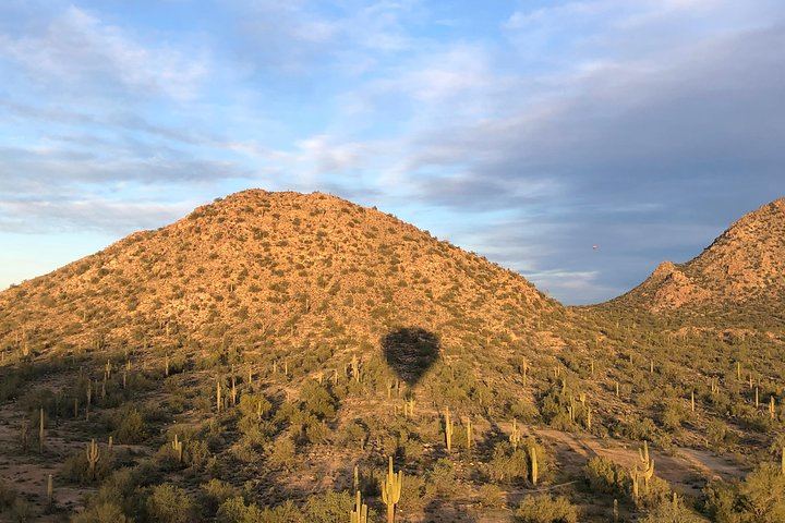 Floating over the Sonoran Desert