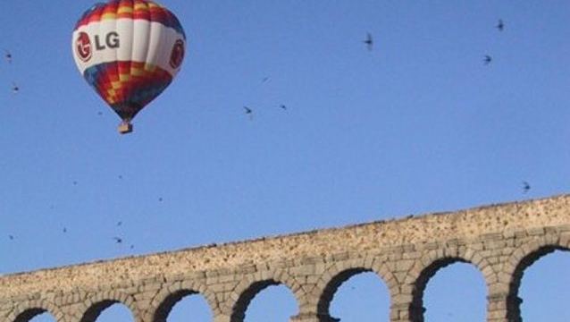 Flying over the Roman Aqueduct