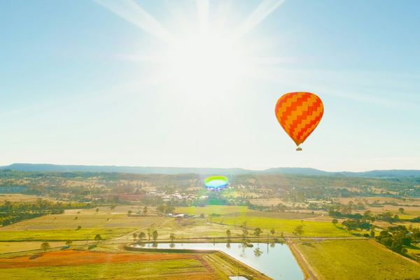 Gold Coast Hot Air Balloon Flight with Vineyard Breakfast