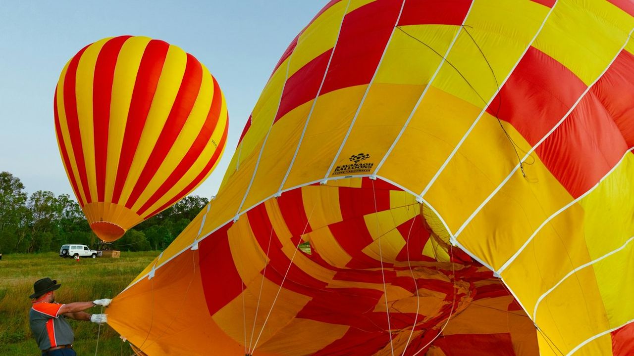 Paseo en globo aerostático en Gold Coast, traslados y paquete fotográfico