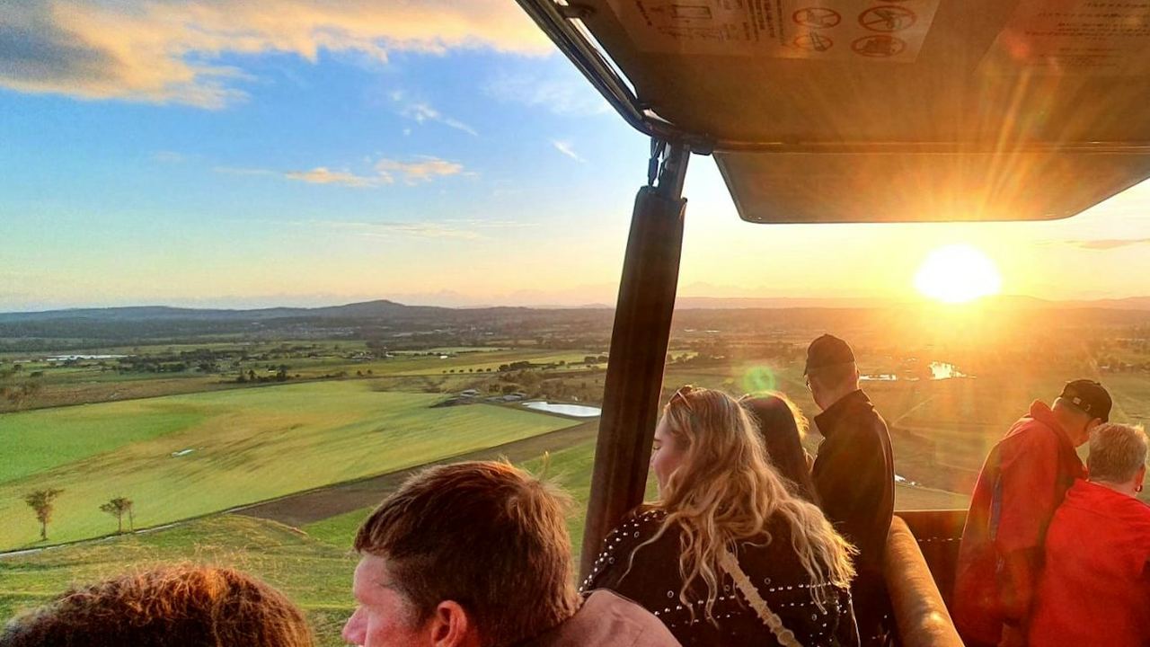 Paseo en globo aerostático en Gold Coast, traslados y paquete fotográfico