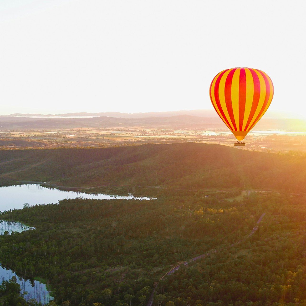Paseo en globo aerostático en Gold Coast, traslados y paquete fotográfico