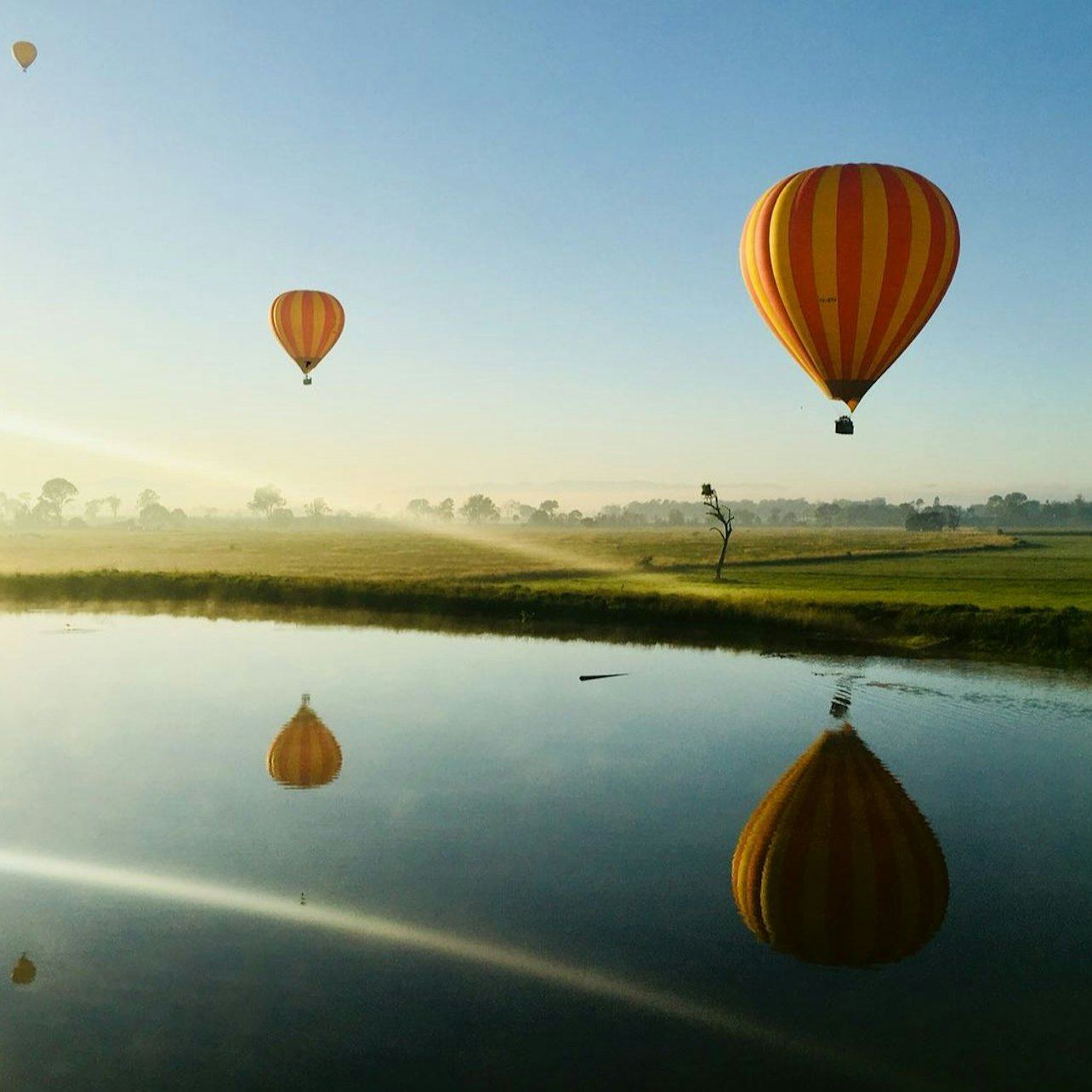 Paseo en globo aerostático en Gold Coast, traslados y paquete fotográfico