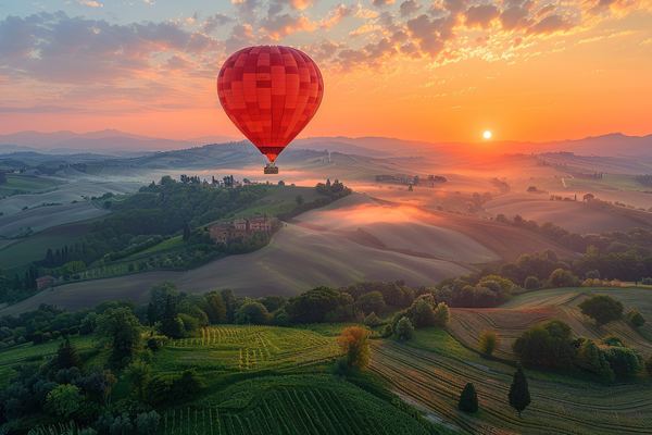 The Tuscan balloon season, and the three Florence flights that play by other rules