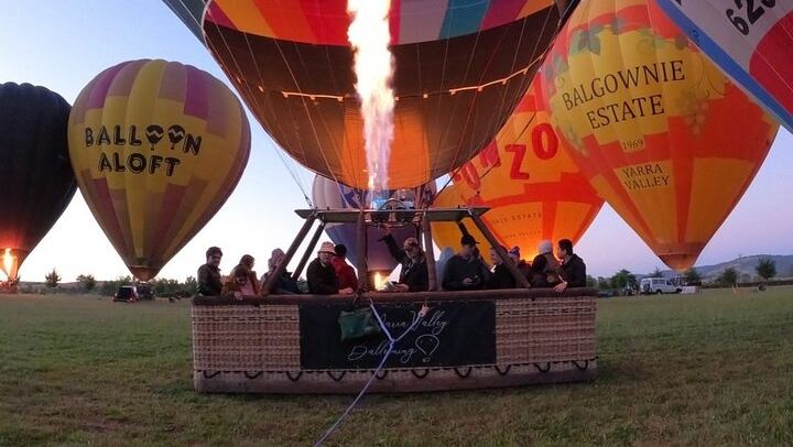 Hot Air Balloon Flight over the Yarra Valley