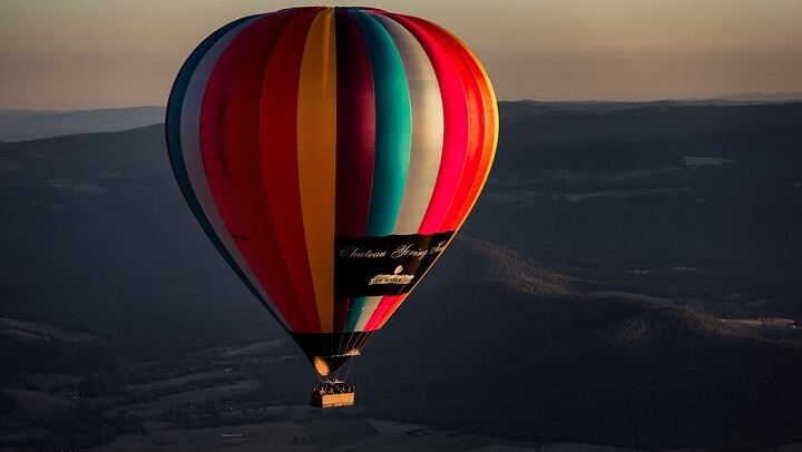 Hot Air Balloon Flight over the Yarra Valley