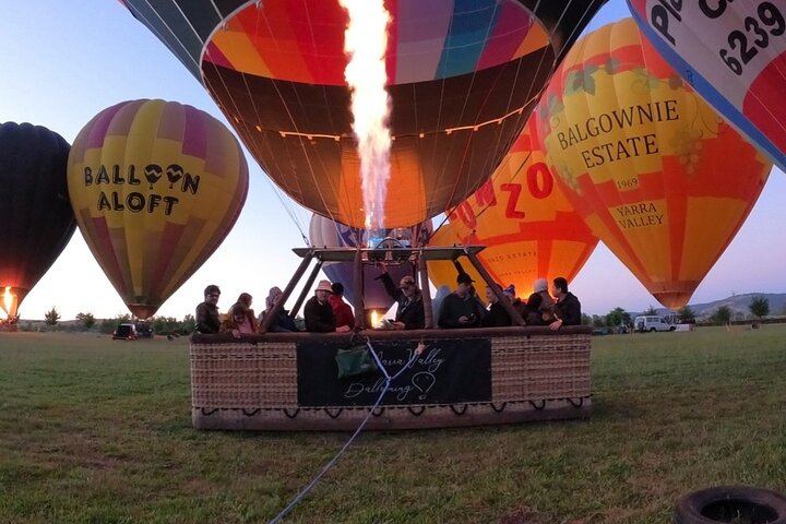 Hot Air Balloon Flight over the Yarra Valley