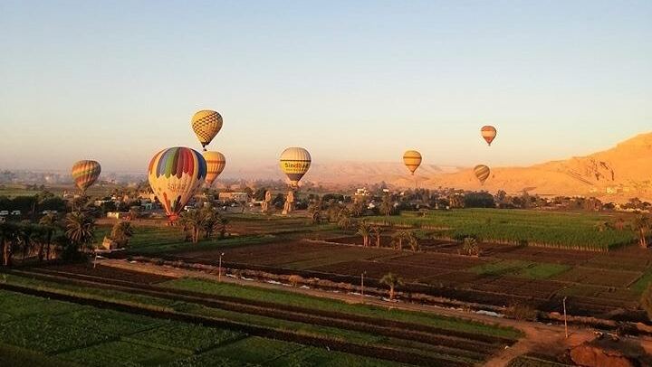 HOT AIR BALLOON LUXOR EGYPT