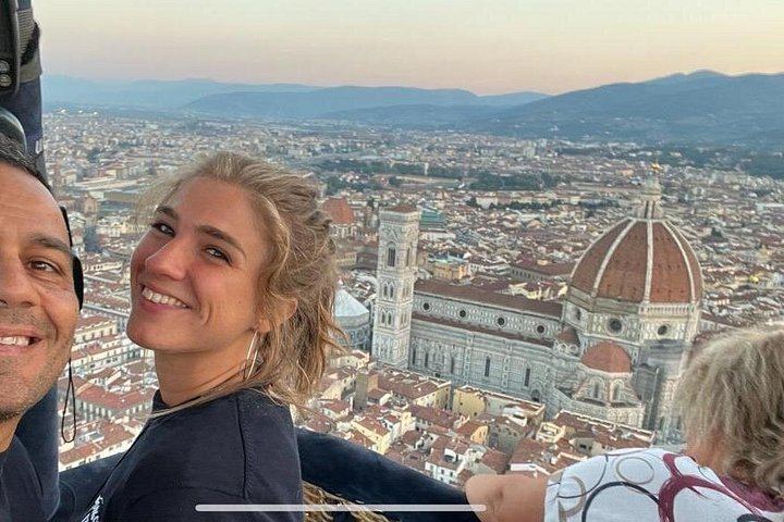 Hot Air Balloon over Florence: Duomo and Arno Views