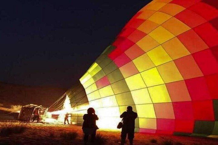 Hot Air Balloon over the West Bank of Luxor, Egypt