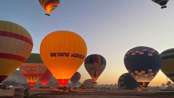 Hot Air Balloon Ride over Luxor's Open Air Museum