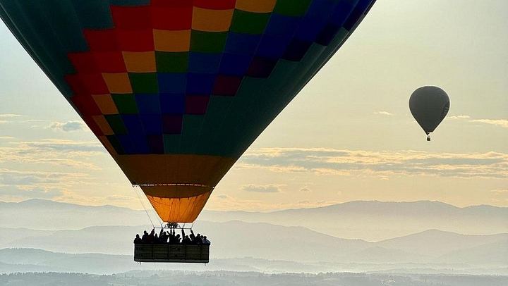 Hot Air Balloon Ride over Chianti Vineyards, Tuscany