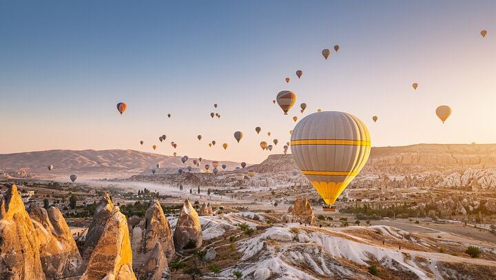 Hot Air Balloon Ride at Sunrise in Goreme, Cappadocia