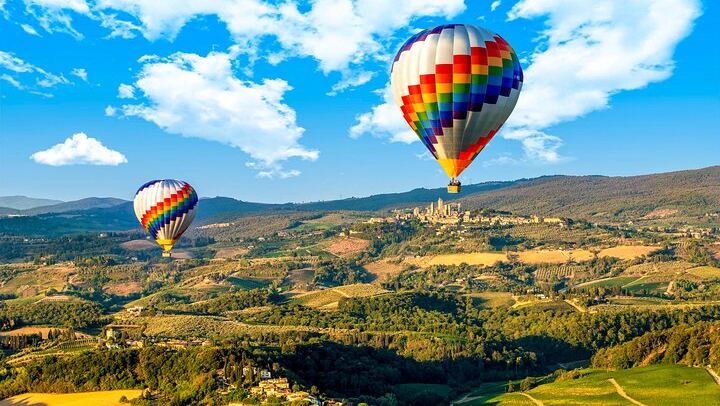 Hot Air Balloon Ride over Chianti Hills