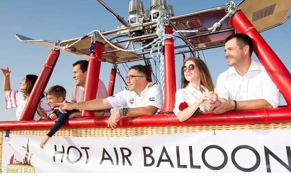 Premium Dubai Balloon Ride with Sunrise over the Hajar Mountains