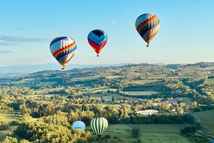 Hot Air Balloon Ride over Chianti Vineyards, Tuscany
